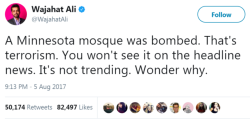 thetrippytrip: Media rules:1. Muslims can’t be victims.2. Non-Muslims can’t be terrorists.My rule:Fuck media.