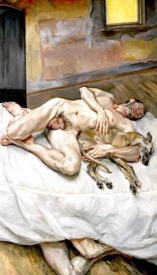 artist-freud:  Sunny Morning Eight Legs, Lucian Freud Medium: oil,canvas