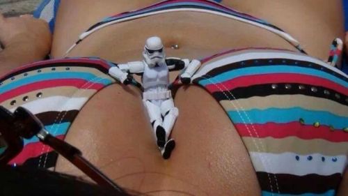 Stormtrooper head hairy fuck picture