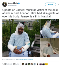 locced-n-loved: nevaehtyler:  Jameel Mukhtar and his cousin Resham Khan were attacked on her 21st birthday on June 21. The attacker has not been caught to this day.  Their not looking for him. 