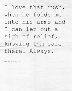 redhead-888:  He is my safe place, my home, my everything. Always. ❤️💜