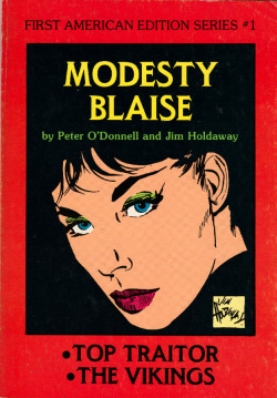 everythingsecondhand:Modesty Blaise First American Edition No. 1 (1981). From Oxfam in Nottingham.