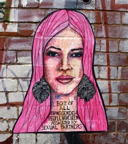 micdotcom:Stunning Australian street art shows the world the true face of LGBT people Australian street artist Astrotwitch launched “Queer the Streets“ last year based on the idea that, as they wrote on Tumblr, all the “queer community needs is