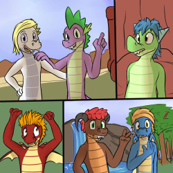 Spike&rsquo;s Quest - Chapter 6: [154][155]    &ldquo;That&rsquo;s your idea?&rdquo;  Sharp said, &ldquo;Just knock on their door, hope that they answer it, and ask those dragons who wouldn&rsquo;t give us the time of day to help us?&rdquo;               