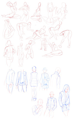 Gesture-ish warmup and more clothes. 