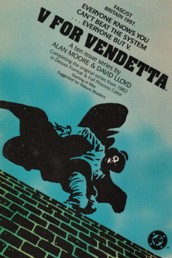 V for Vendetta DC Comics ad, 1988. From The Shadow, No. 12 (DC Comics, 1987).From Anarchy Records in Nottingham.