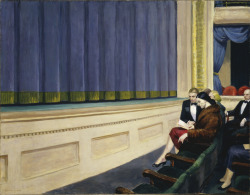 tamburina:  Edward Hopper, First Row Orchestra, 1951 
