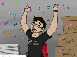 littlemissspookiness:  Congratulations @markiplier! You didn’t let the calendars get you down!!!  I’m super proud of you for finishing them all so quickly and not giving up! I’m excited to see mine arrive in the mail. I really appreciate you taking
