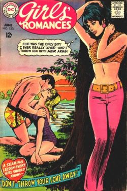 Girls’ Romances, #133 June 1968 cover by John Rosenberger