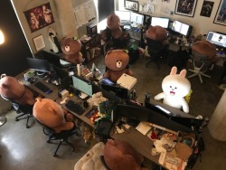 indivisiblerpg:  Just another day at the Lab Zero Games office.