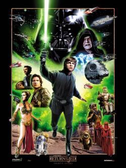 bear1na:  Star Wars - Return of the Jedi by Joe Corroney *