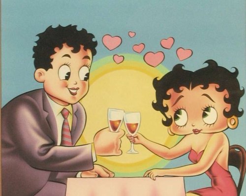 doomsneigh:My two favorite vintage lesbian couples. Fearless Fred / Betty Boop and Butch Cat / Toodles Galore