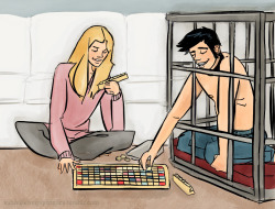 submissiveguycomics:  Tailored for BeyondtheValleyoftheFemdoms and all the Scrabble lovers out there. :&gt;