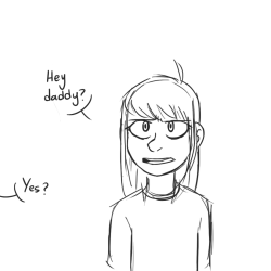 priestessamy:  katjohnadams:  deoxyrebornicleic:  glenn-griffon:  black-ink-for-blood:  LOL love this  Never not reblog supportive rainbow dad and confused lesbian daughter.  HI This is my ( very old ) comic, unfortunately someone removed my comment