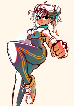 toonimated: Alright finished Chun Li Hows everyone doing? 