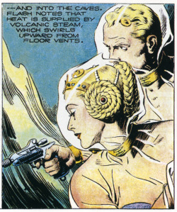 vintagegeekculture:  I have often wondered if Queen Fria’s nordic braids from the 1939 Flash Gordon comic strip inspired Princess Leia’s hairstyle. 