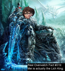 real-overwatch-facts: Real Overwatch Fact #319: Mei is actually the Lich King. Submitted by anonymous. 