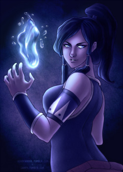 korra collab with asadfarookhe did the lineart &amp; I did the coloring/water effect