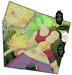 colorpunish:  Kale takes the time to help Caulifla feel that tingle in her back ;pIf you like my work, please consider supporting my art via Patreon!:https://www.patreon.com/bluebreed