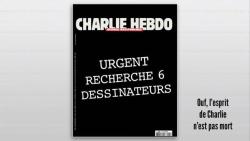 thelegendends:  THIS IS CHARLIE HEBDO COVER FOR NEXT WEEK. If you refuse to understand Charlie Hebdo, look at this and you’ll understand. The cover means : “URGENT : LOOKING FOR 6 DRAWERS”. They are mocking the very death of their coworkers. This