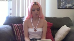 naomicourtney:My favorite new video, can I endure wearing a vibrator while I read you a book? Or will I become too dumb to read? http://naomicourtney.com/scene/7120530/edgebookmc Give this bimbo some attention, she is one of our best members! 