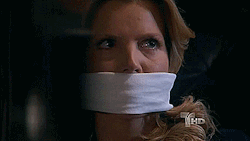 gaggedactresses:  Part 1 of 2: gorgeous Maritza Rodriguez with a damn sexy over the mouth gag in Spanish TV series La Casa De Al Lado. For anybody interested in gagged women, this show has ‘em nearly every week.