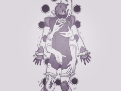 hardlynotnever:  31 Days of Kink, Day 4 - Unwanted Groping/Blindfold/Restraint + a space Carnival-style “holes in the wall” game (instead of whack-a-mole it’s more like…grope the mole pfft)I love body-less hands so much u///u you’re prolly gonna