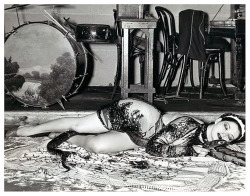  Zorita      (aka. Katherine Boyd Petillo) Vintage press photo from 1937 features Zorita performing her &ldquo;Wedding Of The Snake&rdquo; act onstage, with one of her Indigo Snakes… 