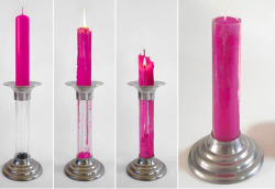 whisperingwanderlust:  thecreatorsproject:  This regenerative candle creates a new candle as it melts.   This is brilliant 