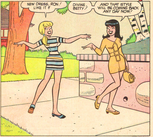 thebestcomicbookpanels:  Betty and Veronica by Dan DecCarlo