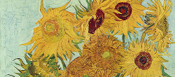  Sunflowers - Vincent Van Gogh, Claude Monet, Gustave Klimt &amp; Gustave Caillebotte 