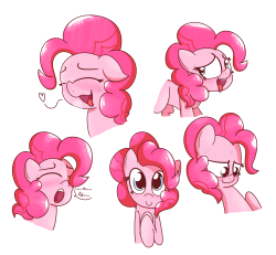 mrdegradation:Here are some Pink expressions of possible lewdy behavior.Ohmy~ ;3