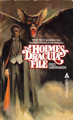 The Holmes-Dracula File, by  Fred Saberhagen (Ace Books, 1978) From a second-hand book shop on Charing Cross Road, London.   From the writings of the late John H. Watson, M.D. It is with emotions doubly strange that I at last take up my pen to write