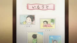  Mitsuki&rsquo;s baby photos in the Kyoukai no Kanata &ldquo;Episode 0&rdquo; OVA  megillien I was literally screencapping this when I saw your commissioned art post omg. But no really imagine Levi actually having a gushy/proud expression as he takes
