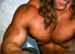drugmeat:  eroticfbbthoughts:  Huge arms and meaty pecs - that is classic Colette Guimond.  How to be feminine 101.   Awesome chest!!!☆☆☆☆☆