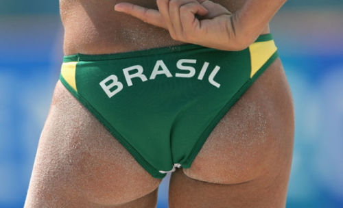 Brazilian beach volleyball ass