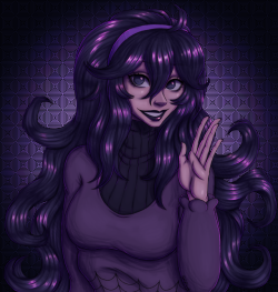 xmrnothingx: Hex Maniac from Pokemon I really like Ghost type pokemon and, by extension, Hex Maniac. I wanted to draw her with my favorite pokemon, Banette, but I just couldn’t get a working pose. I’ll draw them together eventually, dammit 