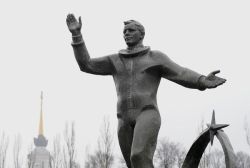 sagansense:  &ldquo;Upon his safe return, Gagarin was hailed as a hero, both at home and abroad,&rdquo; said Cathleen Lewis, the curator of international space programs and space suits at the Smithsonian National Air and Space Museum (NASM) in Washington,