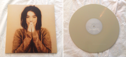 knightofleo:  Björk Discography | Limited Edition Coloured VinylDebut | Beige, Silver    shy. beginner. humility. virgin, mohair, the messenger Post | Pink, Orange  greedy, euphoric, absorb, promiscuity, urban  Homogenic | Green   icelandic/cosmopolitan,