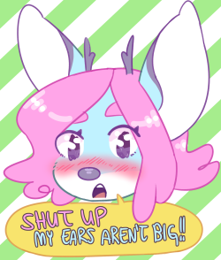 sloppydraws: delidah:  sloppydraws:  peura is insecure abt her ears D: [Patreon] [Twitter] [Furaffinity]  I bet those BIG EARS are sensitive…!  TOO sensitive!!!  Oh my&hellip;