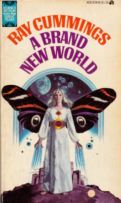 A Brand New World, by Ray Cummings (Ace, 1964). From a charity shop in Nottingham.