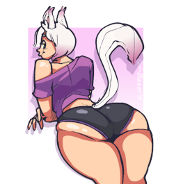 tail-blazer: Another butt animation. What’s new??   Commissions open.  Patreon / DeviantArt   