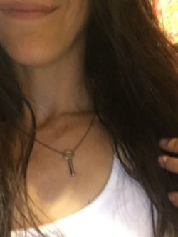 yogahotwife:  I love wearing my key around my neck! REALLY helps keep my sweet #cuck in the right frame of mind, if you know what I mean LOL #hotwife #cuckold #BBC #MILF #keyholder #strongmarriage www.yogahotwife.com
