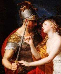 hadrian6:  Detail : Allegory of Peace and  War. 1776. Pompeo Batoni. Italian.1708-1787. oil on canvas. http://hadrian6.tumblr.com 