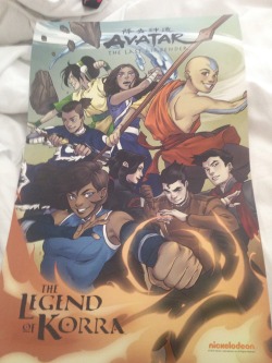 owldee:  Poster they’re giving out to ATLA/LoK fans at the Nick booth if you ask!