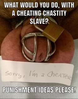 chastity-queen: @betajay  7 DAYS, 20 HOURS, 44 MINS  LEFT ON HIS COUNTDOWN CLOCK AND HE’S FUCKING UP, OVER AND OVER!   I’ve told him, I WISH TO RELEASE HIM from My Chastity Contract. He’s begging to be punished and remain locked.   If he were to