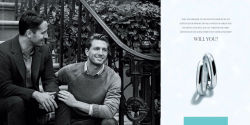 dailydot:  Tiffany features same-sex couple in new engagement ad A jeweler with a 178-year-old history just broke out of its little blue box to include a same-sex couple in its ads for the first time.  Tiffany &amp; Co. unveiled a new ad campaign for