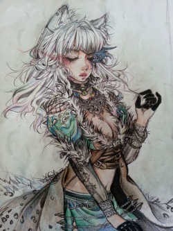 My shadow chaser, Satsujinhan, drawn by my dear RO friend Olia. She gave me the permission to post it on my blog.I  would like you all to just&hellip; have a small moment of silence here and  look at this magnificent piece of traditional art. Look at