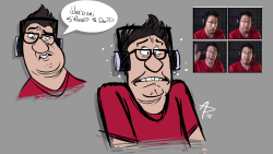 fnook:  Another round of this one..  ‘Cuz I had fun doing it.  I also posted it when a lot of people including markiplier were all at con’s or tradeshows.I think I’m going to do a few more of these in the near future when I’m not animating.