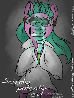 oc-art-challenge:  Mad Scientist vs Sad Scientist. Who will win!? BOTH! Becase this isn’t a competition. XD Here are the artists: lordhonk askfullmane Thanks a lot you two, these are great. ^^ (SFW 1/1) 
